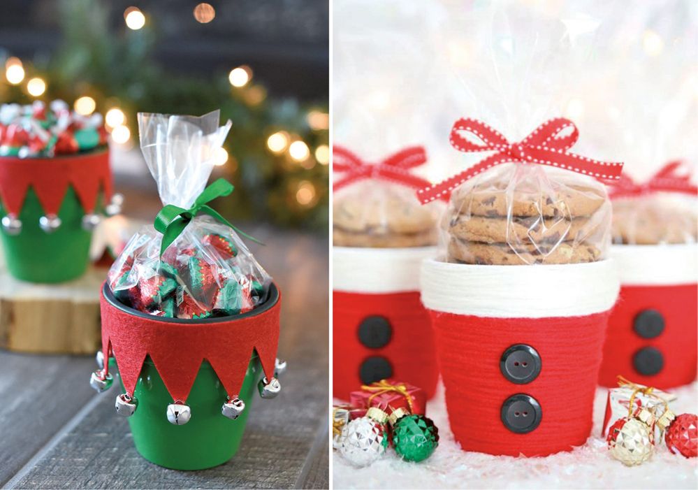 Idee per creare originalissime confezioni natalizie con vasi di terracotta - Leroy Merlin